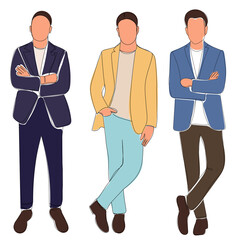 people multicolored sketch on white background