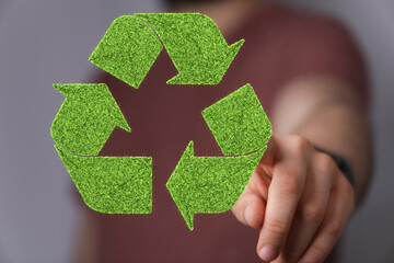recycling modern grün