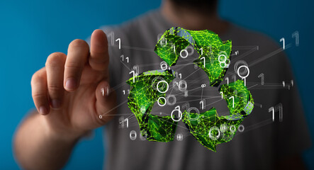 recycling modern grün