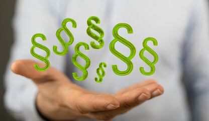 Viele Paragraphenzeichen.