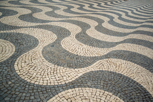 PORTUGAL LISBON BAIXA ROSSIO SQUARE