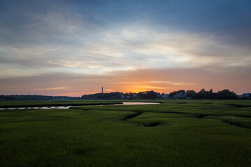 Fototapeta na wymiar Beautiful Sunset in Cape Cod, Massachusetts