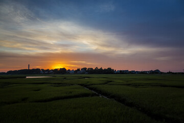 Fototapeta premium Beautiful Sunset in Cape Cod, Massachusetts