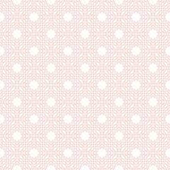 Seamless background for your designs. Modern vector pink ornament. Geometric abstract pattern