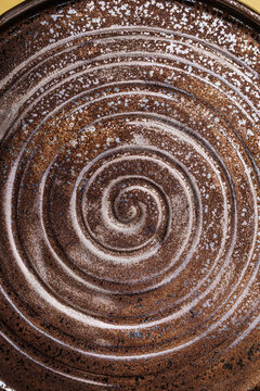 Brown color background. Brown abstract ceramic surface.