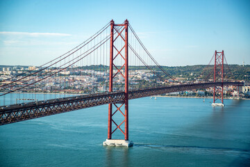 PORTUGAL LISBON 25th APRIL BRIDGE
