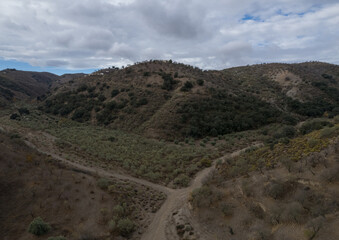 a valley in the mountain in the south of Granada