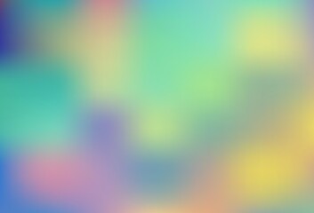 Light Blue, Green vector blurred and colored background.