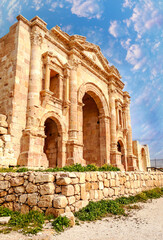 Roman archeological remains in Jerash