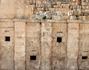 Roman archeological remains in Jerash