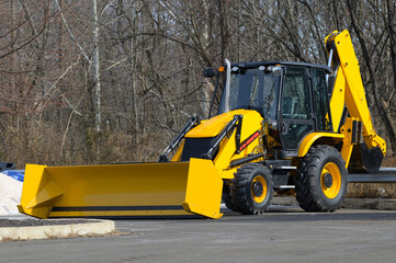 ready tractor for snow removal