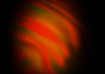 Dark Yellow, Orange vector abstract blurred template.