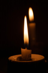 candle in the dark