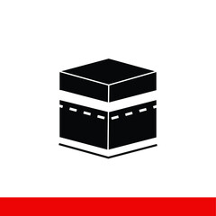 Makkah Kaaba Muazzama / Ka'aba cube flat icon for apps and websites