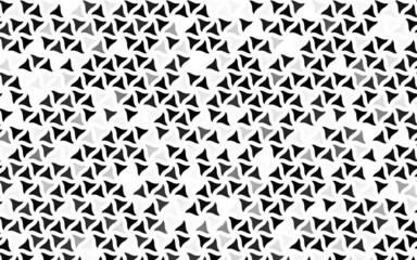 Light Silver, Gray vector seamless backdrop with lines, triangles.