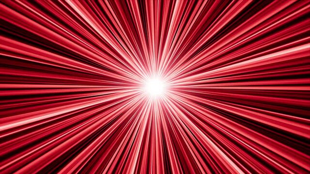 Shining Red Light Rays Effect