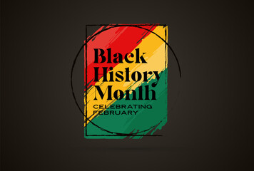 Black history month celebrate 2022. vector illustration design graphic Black history month 2022