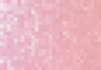 Abstract red pink rose light background with squares, mosaic, geometric pattern.