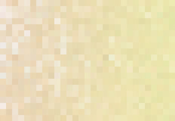 Abstract yellow beige brown light background with squares, mosaic, geometric pattern.