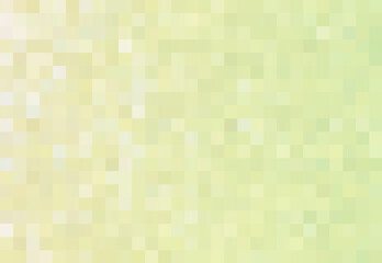 Abstract green yellow light background with squares, mosaic, geometric pattern.
