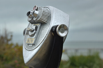 vintage telescope viewer 