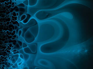 Abstract background with copyspace - chaotic curved lines