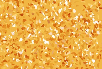 Light yellow, orange vector template with memphis shapes.