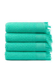 colored bath cotton towel, soft terry cloth, texture
