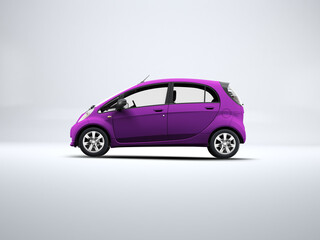 3d rendering mock up car