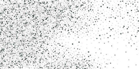 Silver glitter confetti. Light background. White abstract texture. Vector abstract graphic design. New Year Christmas. Silver glitter background. Vector elegant invitation template.