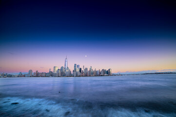 Manhattan Skyline at Sunset on the Hudson