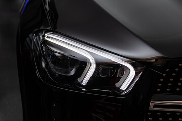 classic car headlight