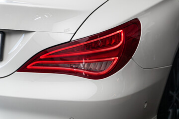 car headlight detail