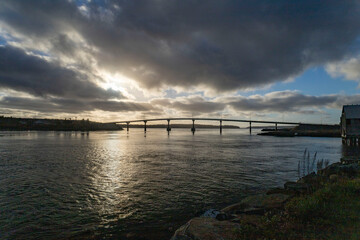 Bridge from Lubec, Maine to Canada