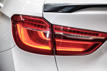 car headlight detail