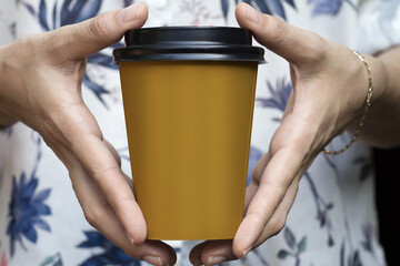 3d rendering mock up cup