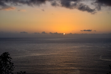 Sonnenuntergang Sonnenaufgang am Meer