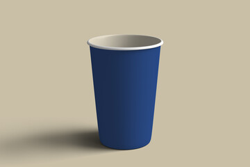 3d rendering mock up cup