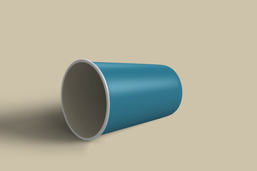 3d rendering mock up cup