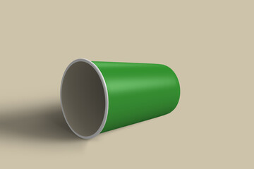 3d rendering mock up cup