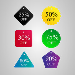 set of sale labels