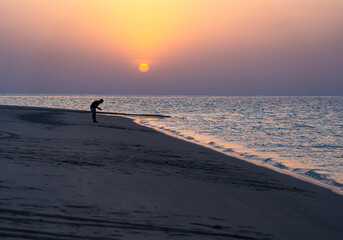  Sun is rising - Qatar.