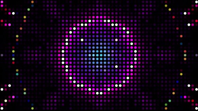 Colorful Neon Wave VJ Light LED Screen Display