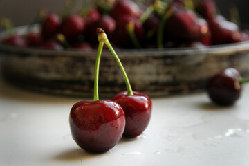 Fresh Sweet Red Cherries