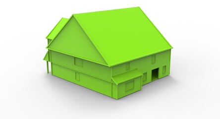 3d illustration of the house
