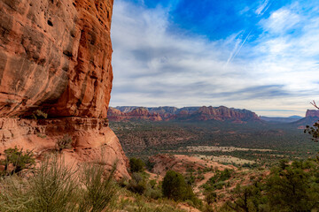 View from Cathedral Rock in Sedona, Arizona