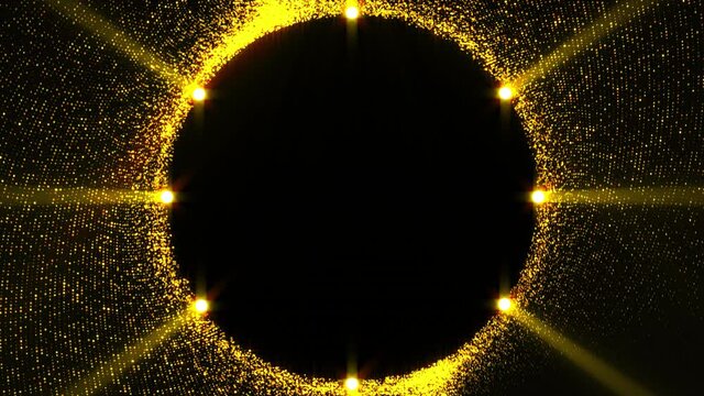 Glittering Gold Frame