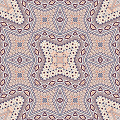 Navajo repeating ornament graphic design. Oriental geometric texture. Textile print in ethnic