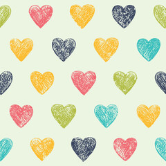 Simple pattern with hearts. Great for Baby, Valentine's Day, Mother's Day, wedding, scrapbook, surface textures.