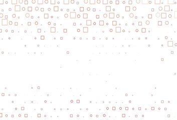 Light Red vector layout with circle spots, cubes.